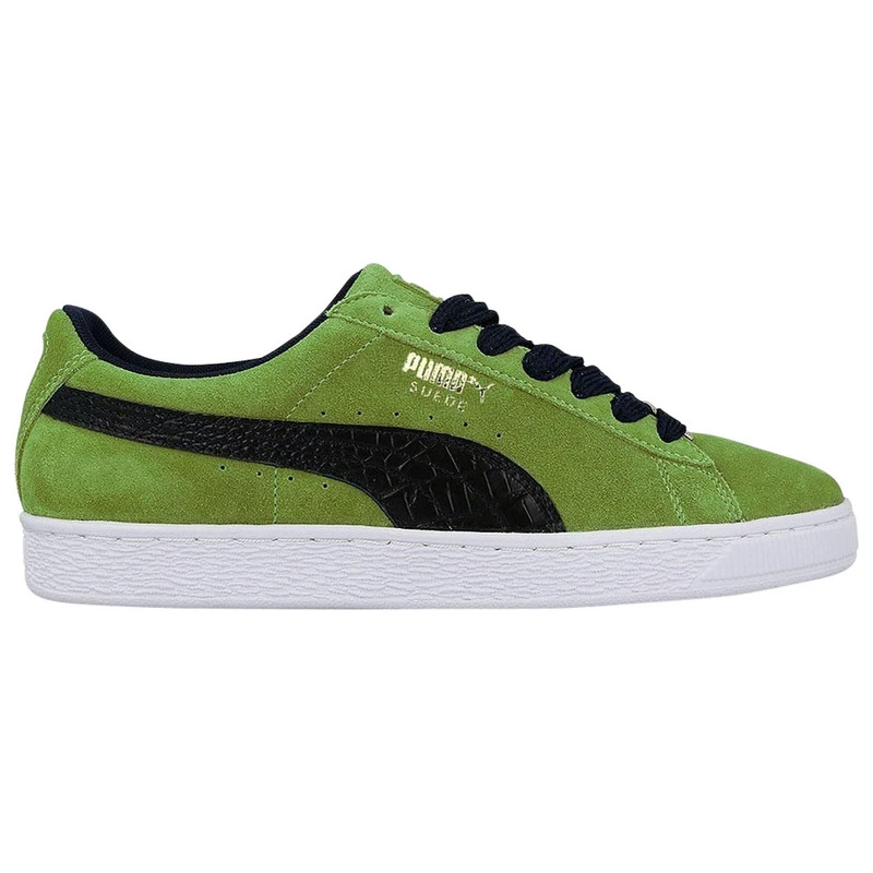 Puma Suede Cl Bboy Shoes (Green/Navy) 