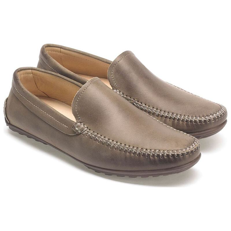 lucas knit and rubberized leather trainer
