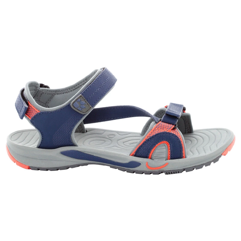 Jack Wolfskin Womens Lakewood Cruise Sandals (Blue Indigo) | Sportpurs