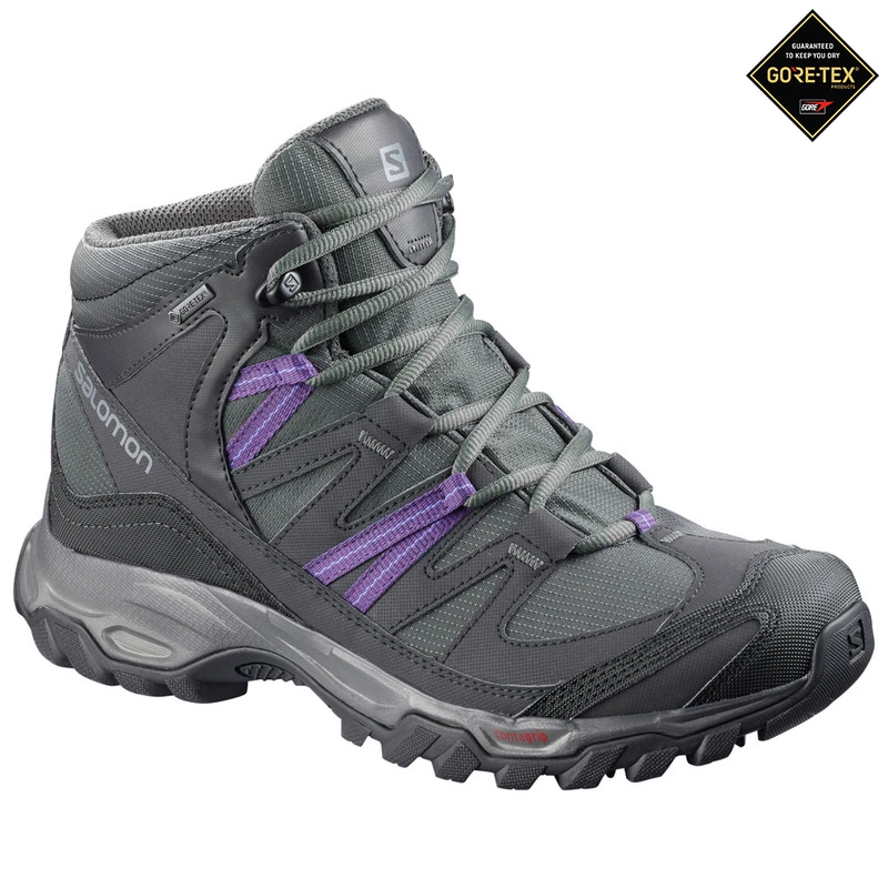 Salomon Shindo Mid GTX Walking Boot (Magnet/Phantom/Purple) |