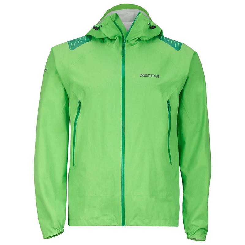 Marmot Mens Crux Waterproof Jacket Citrus Green Sportpursuit