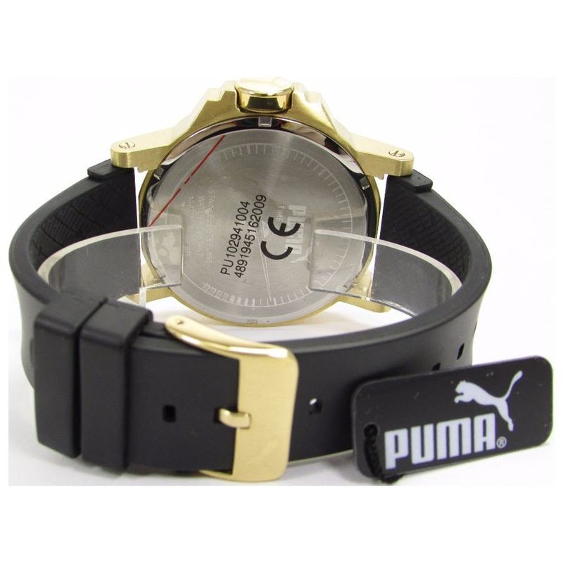 puma ultrasize watch gold