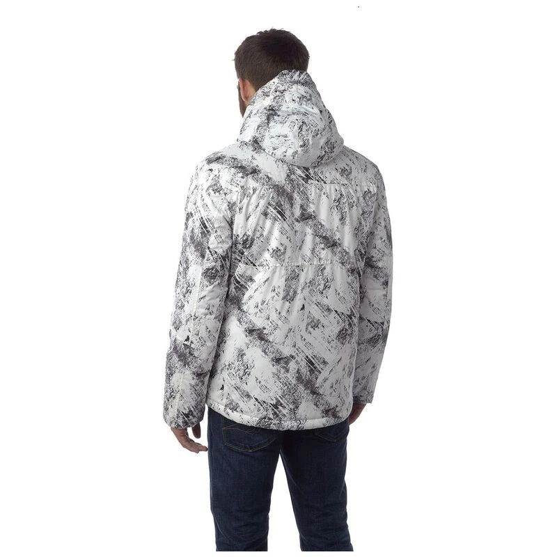 Tog24 Mens Crevasse Milatex Ski Jacket White Camo Sportpursuit