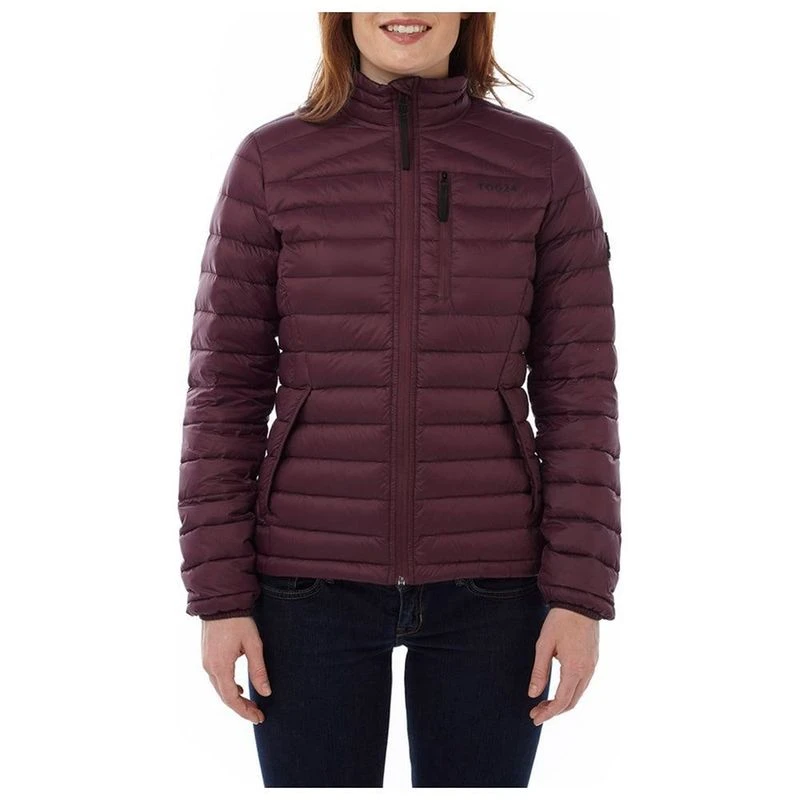 Tog24 Womens Prime Down Jacket Deep Port Sportpursuit
