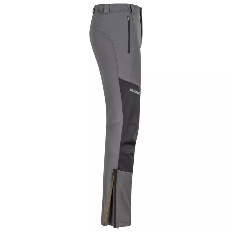 Marmot Mens Pillar Softshell Trousers Slate Grey Black Sportpursui