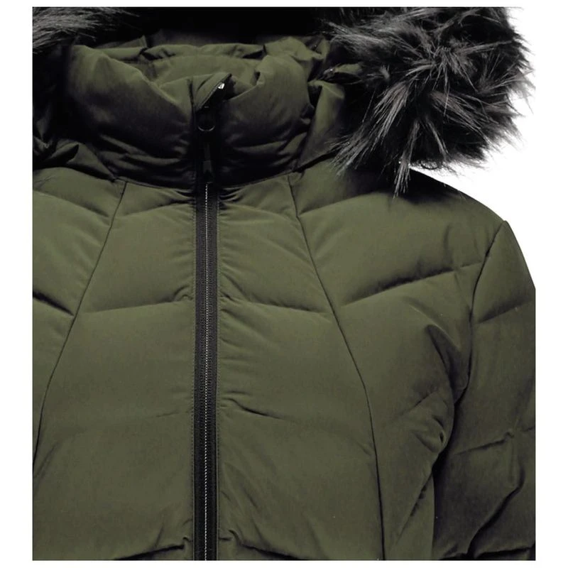 Spyder Womens Syrround Long Faux Fur Down Jacket Guard Sportpursui