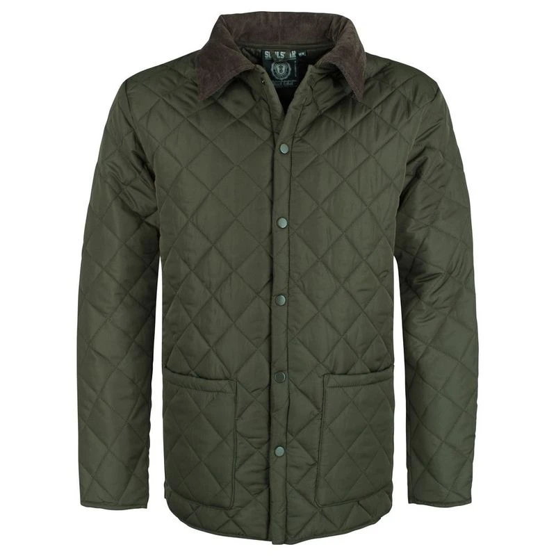 Soulstar Mens Quilted Jacket (Khaki)