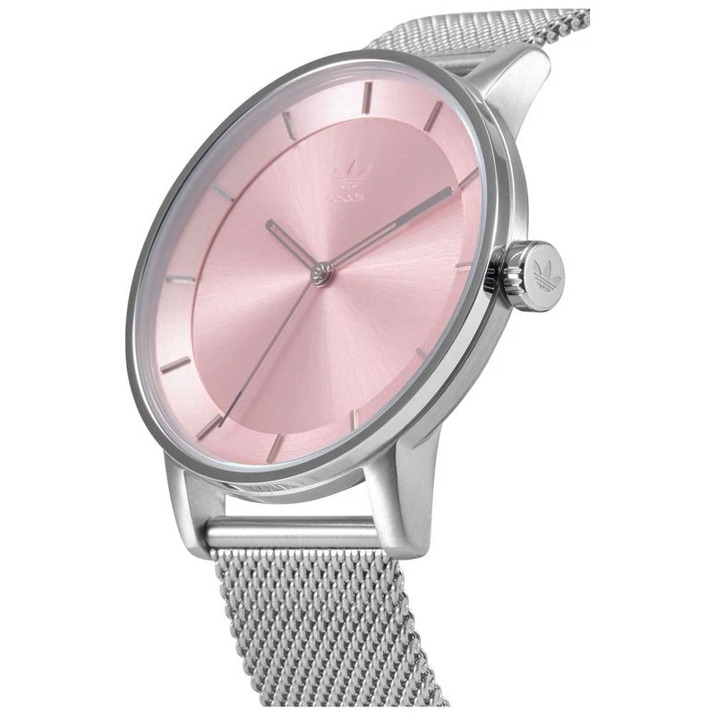Adidas Originals District M1 Watch Silver Light Pink Sunray Sportp