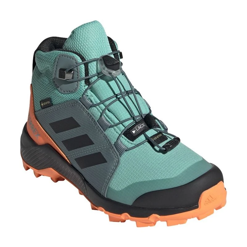 Adidas Kids Terrex GTX K Running Shoes Green Sportpursuit