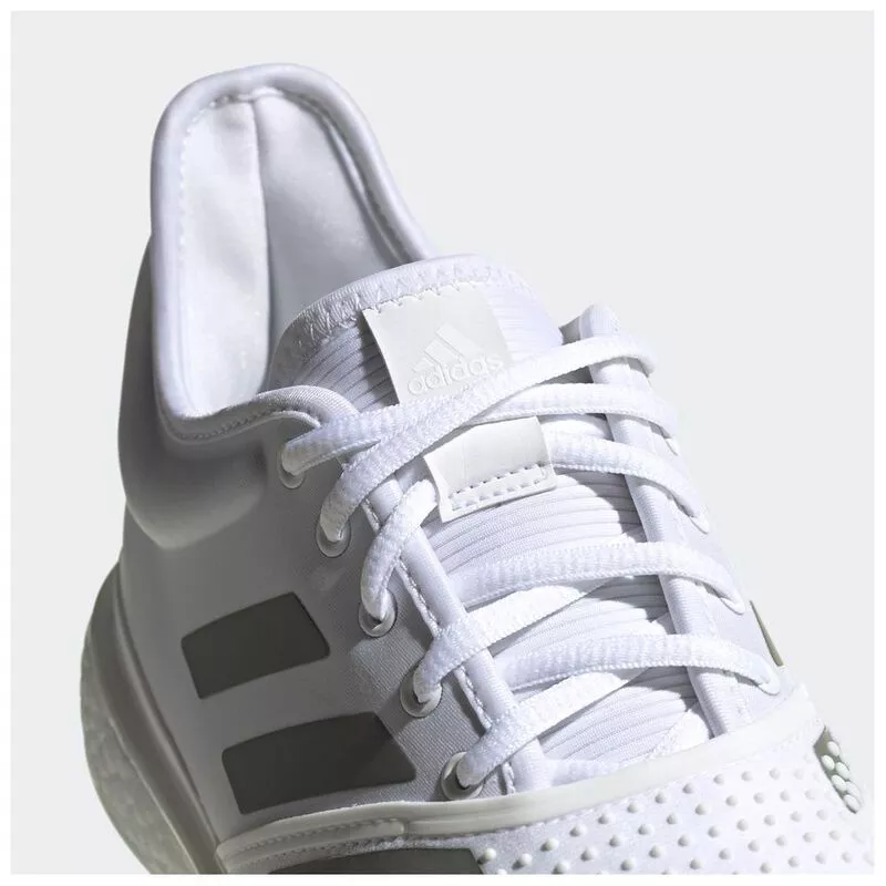 Adidas men's solecourt boost tennis hot sale shoes white and legacy green