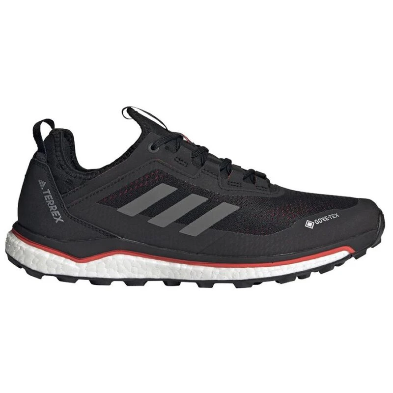 Adidas Mens Terrex Agravic Flow GTX Trail Running Shoes Black Spor