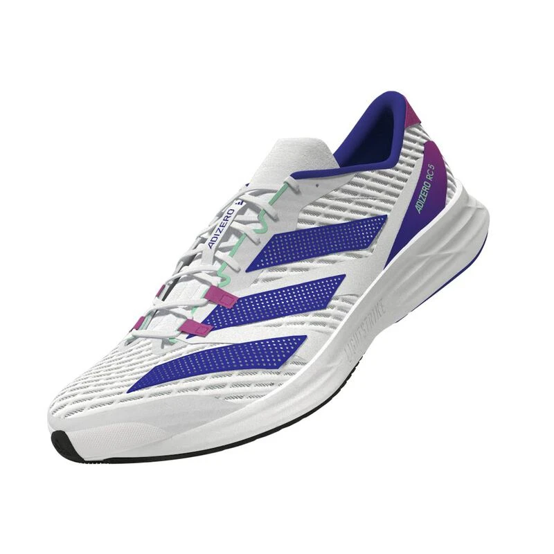 Adidas Mens Adizero RC 5 Running Shoes (White) | Sportpursuit.com