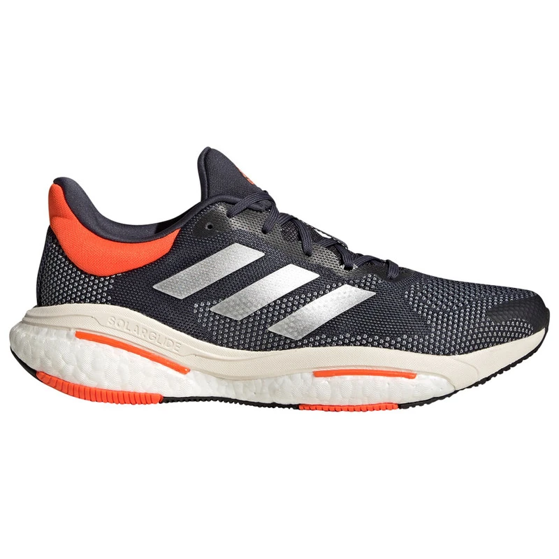 Adidas Mens Solar Glide 5 Running Shoes (Navy) | Sportpursuit.com