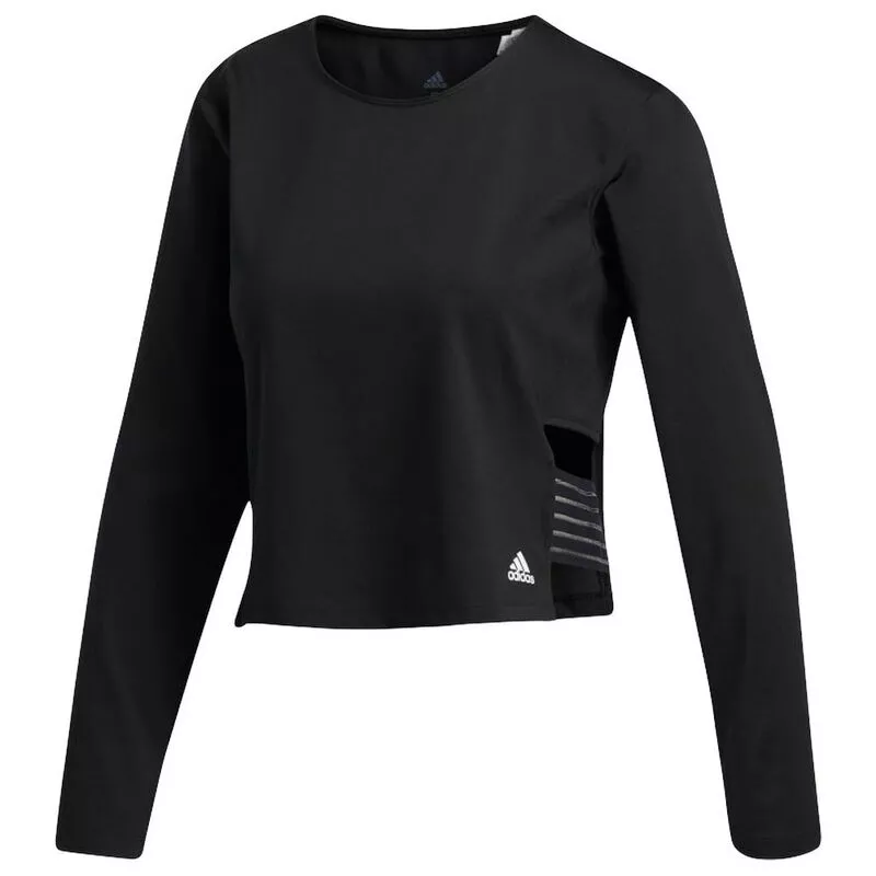 Adidas Womens Layering Long Sleeve TShirt (Black)