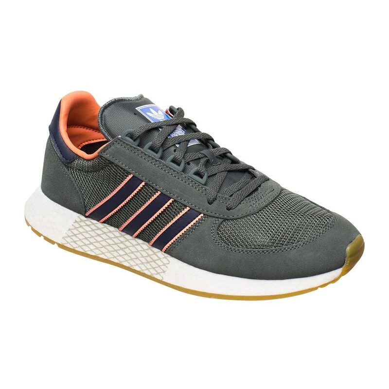 Adidas Originals Marathon Tech Shoes Legend Ivy Dark Navy Orange S