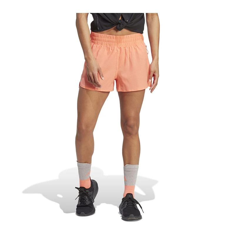 Womens orange adidas shorts 2025