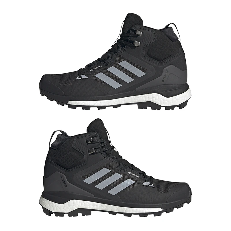 Adidas Mens Terrex Skychaser 2 Mid GTX Hiking Shoes Black Sportpur