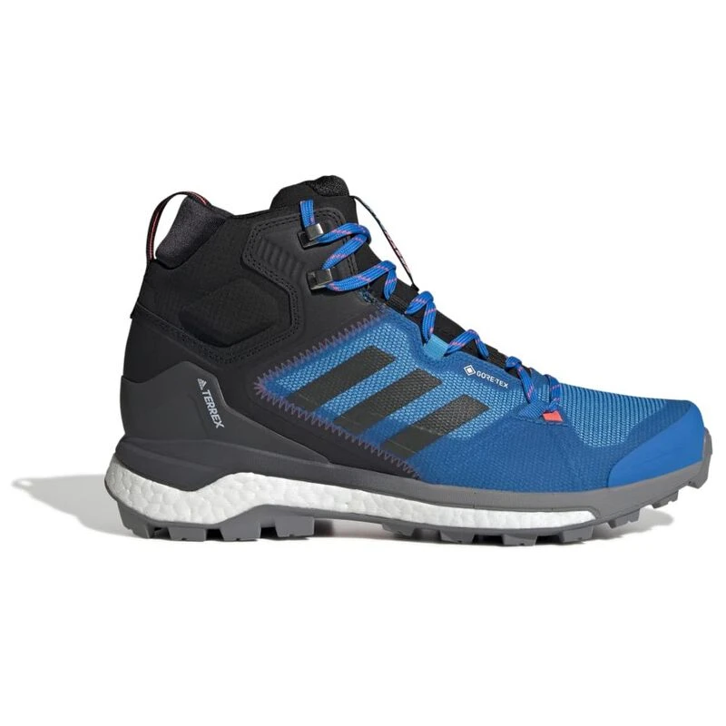 Adidas Mens Terrex Skychaser 2 Mid GTX Hiking Shoes Blue Sportpurs