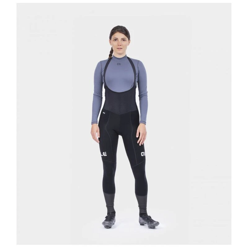 Ale Womens R EV1 Future Warm Bib Tights Black Sportpursuit