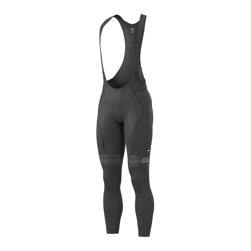 Ale Mens Mild Bib Tights Black Charcoal Grey Sportpursuit