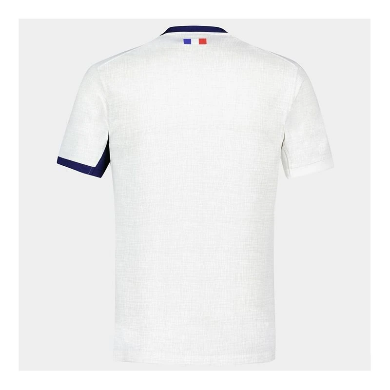 Le Coq Sportif Mens FFR XV Replica 23 24 Jersey White Sportpursuit