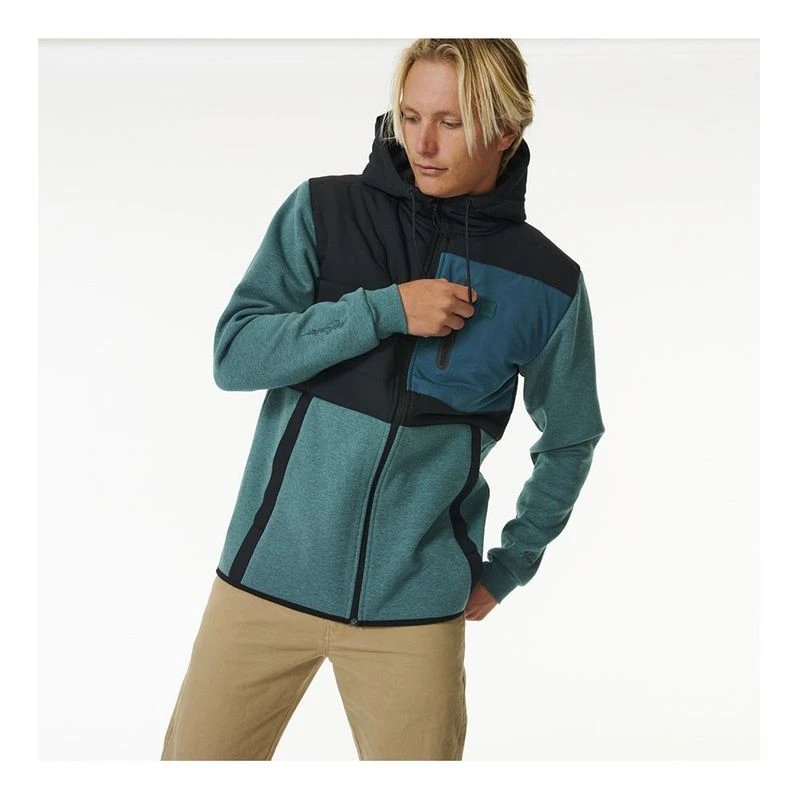Ripcurl Mens Anti Series Heatseeker Zip THR Jacket Blue Sportpursu