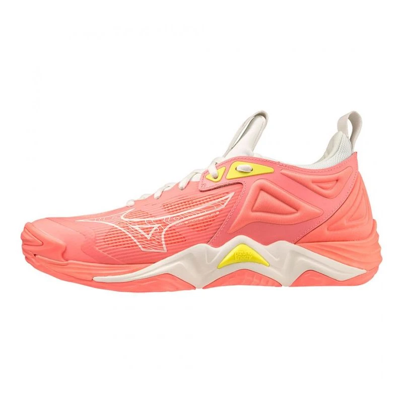 Mizuno Womens Wave Momentum 3 Handball Shoes Rose Sportpursuit
