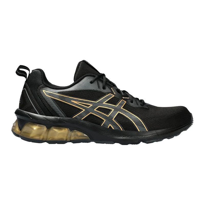 Asics Mens Gel Quantum 90 IV Casual Shoes Black Pure Gold Sportpur