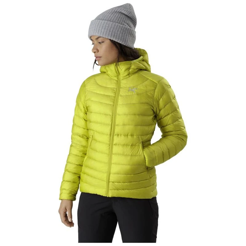 Arcteryx Womens Cerium LT Hooded Jacket Lampyre Sportpursuit