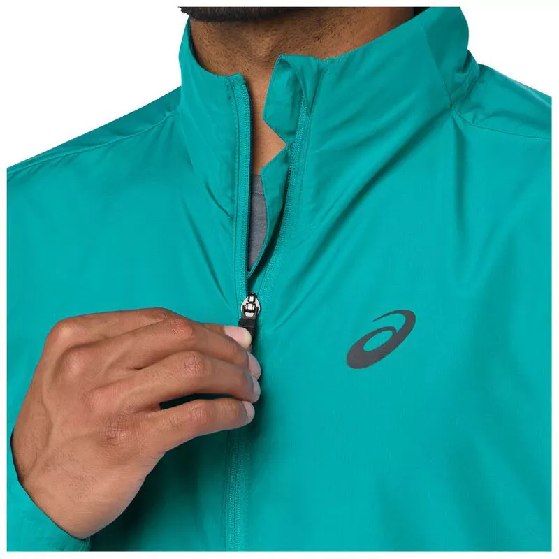 Asics Mens Performance Jacket Teal Sportpursuit