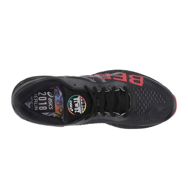 Asics Womens Gel Kayano 25 Berlin Running Shoes Black Classic Red