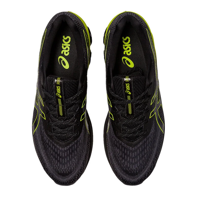 Asics Gel Quantum 180 VII Running Shoes Black Neon Lime Sportpursu