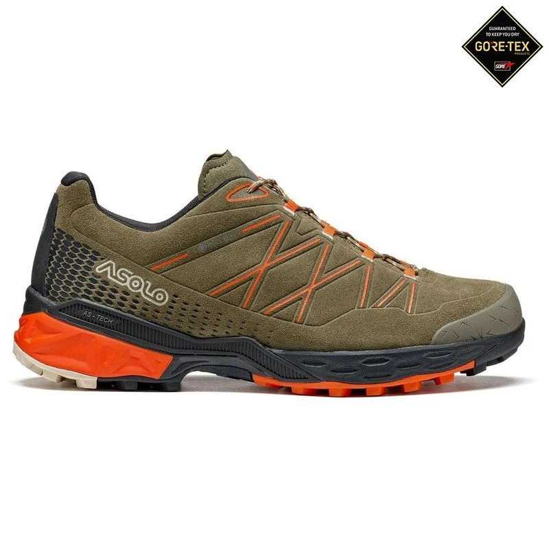 Asolo Mens Tahoe Lth GTX Hiking Boots Olive Trance Buzz Sportpursu