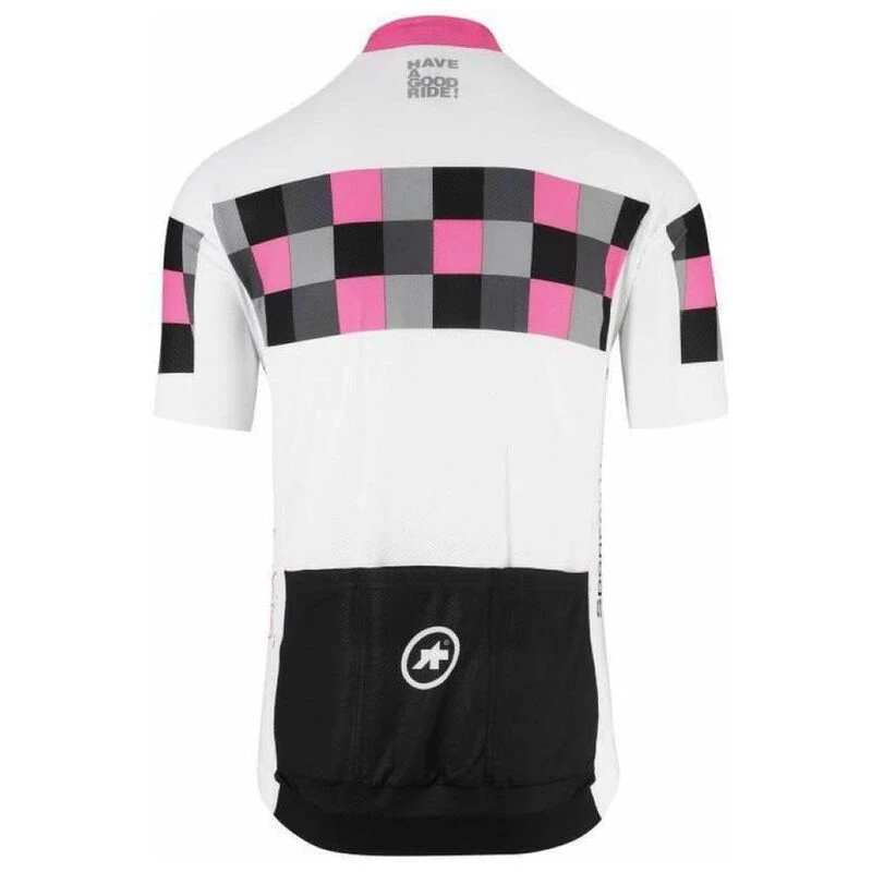 Assos Mens Grand Prix EVO8 Jersey Pink Sportpursuit