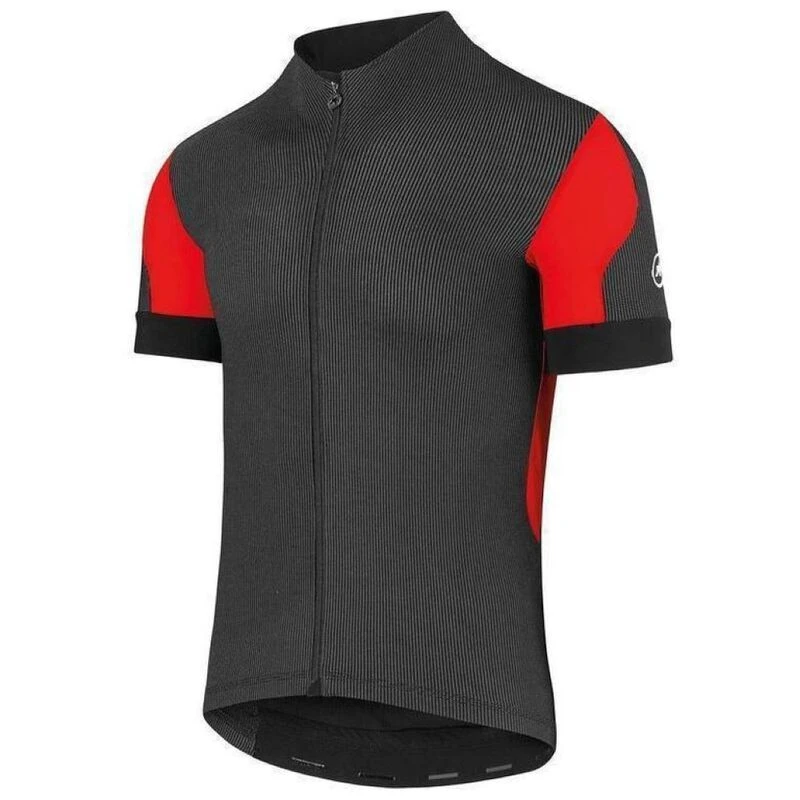 Assos Mens Rally MTB Jersey Black Red Sportpursuit