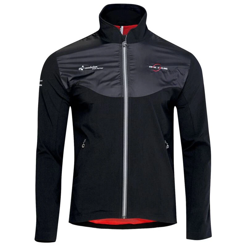 Assos Mens Track Swiss Cycling Jacket (Black) | Sportpursuit.com