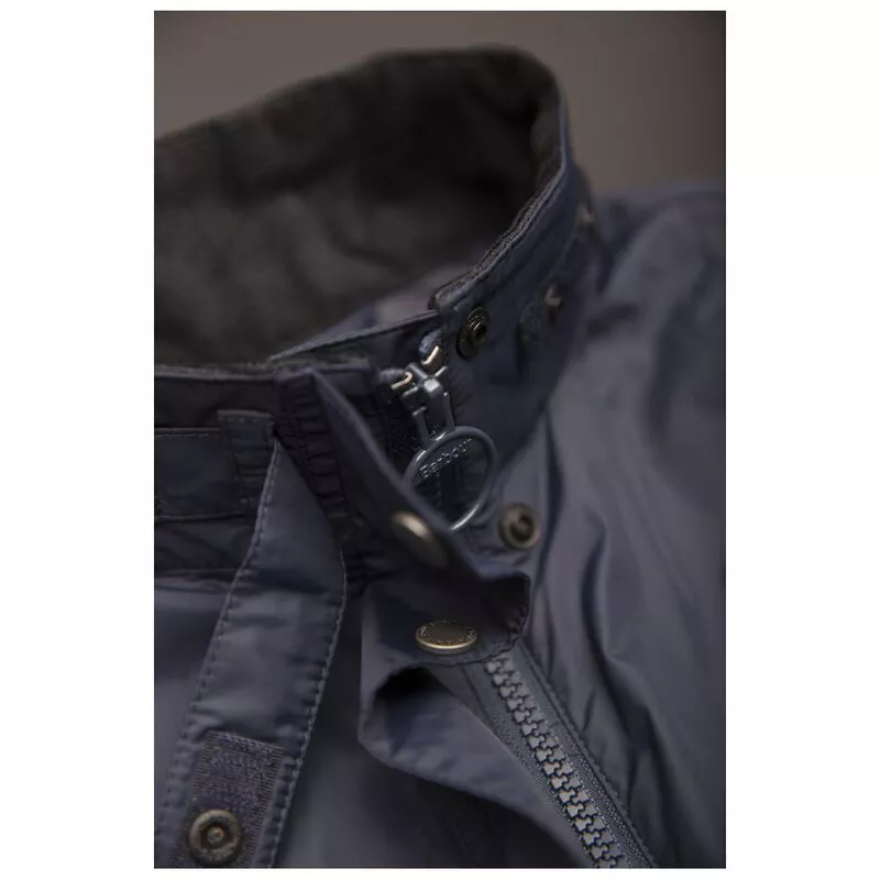 Barbour store leeward navy