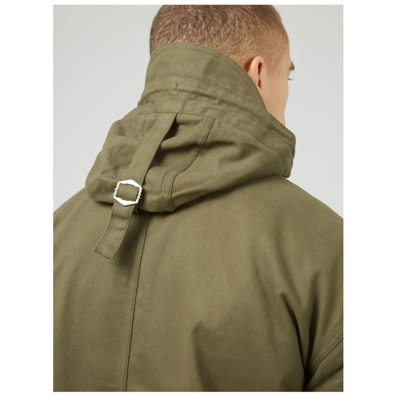 Ben Sherman Mens Fishtail Parka Jacket Camouflage Sportpursuit