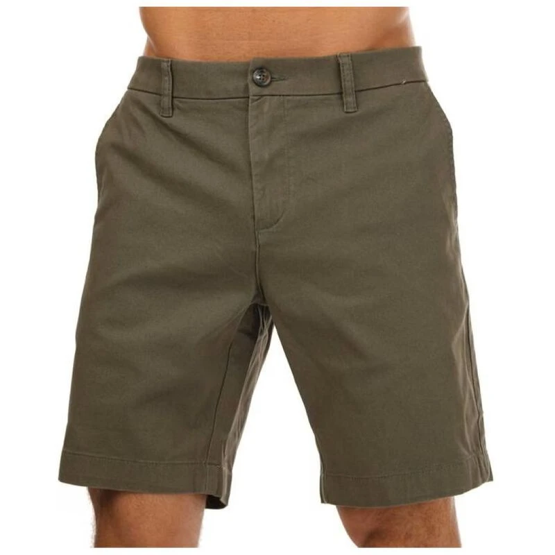 Ben Sherman Mens Slim Fit Stretch Chino Shorts Dark Khaki Sportpur