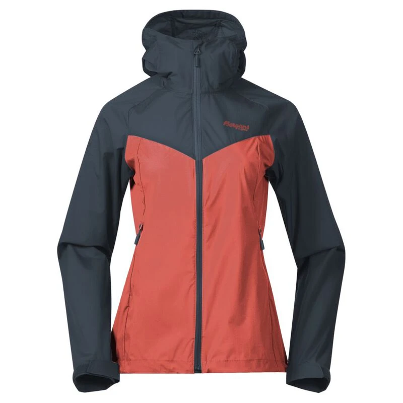 Bergans Womens Microlight Jacket Brick Orion Blue Sportpursuit