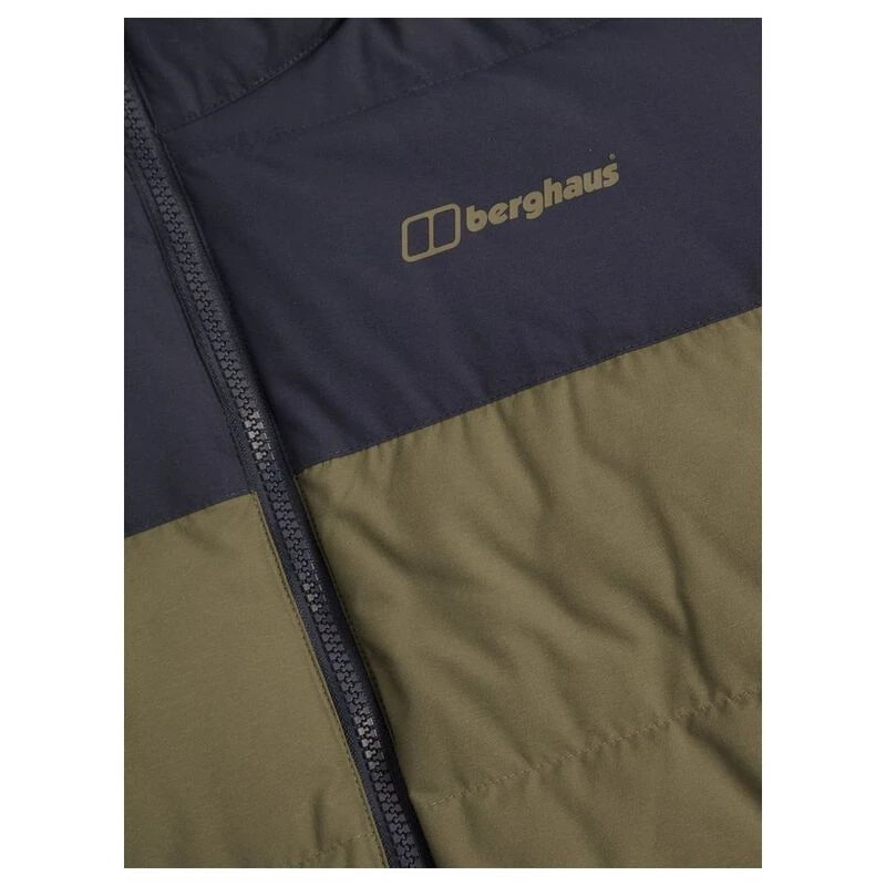 Berghaus Mens Mavora Down Jacket Dark Green Dark Blue Sportpursuit