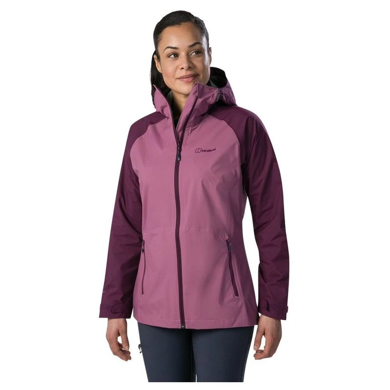Berghaus womens deluge vented waterproof shell best sale jacket dark purple