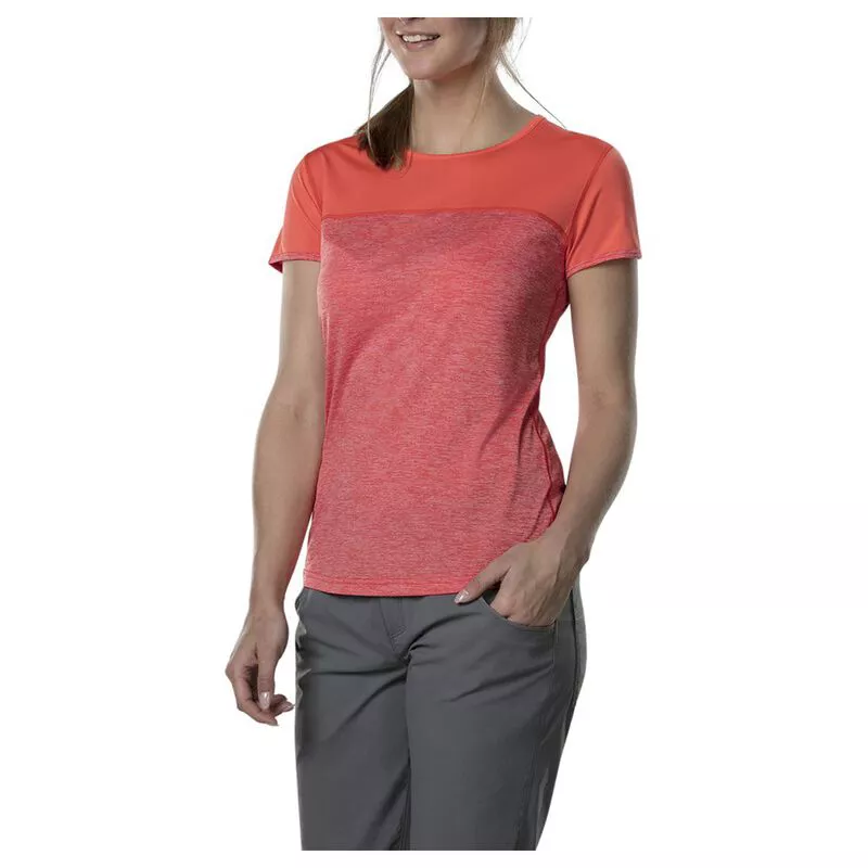 Berghaus Womens Voyager Short Sleeve Crew Tech T Shirt Volcano Marl H
