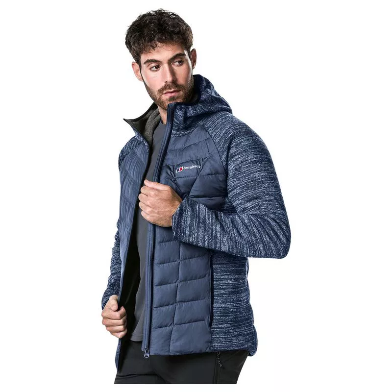 Berghaus Mens Duneline Hybrid Fleece Jacket Dusk Sportpursuit