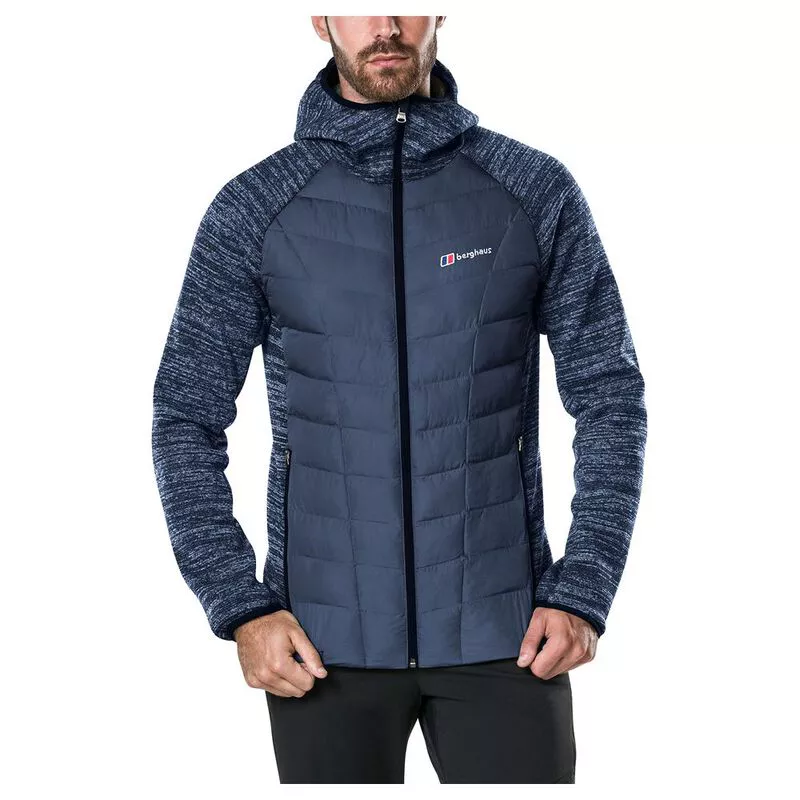 Berghaus Mens Duneline Hybrid Fleece Jacket Dusk Sportpursuit