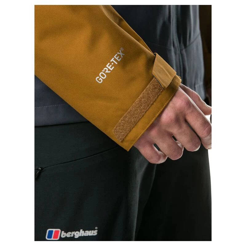 Berghaus Mens Fellmaster Interactive Waterproof Jacket Carbon Rubber