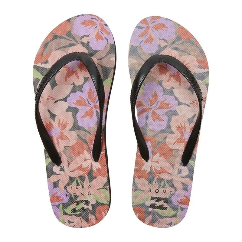 Billabong Womens Dama Sandals Black Pink Sportpursuit