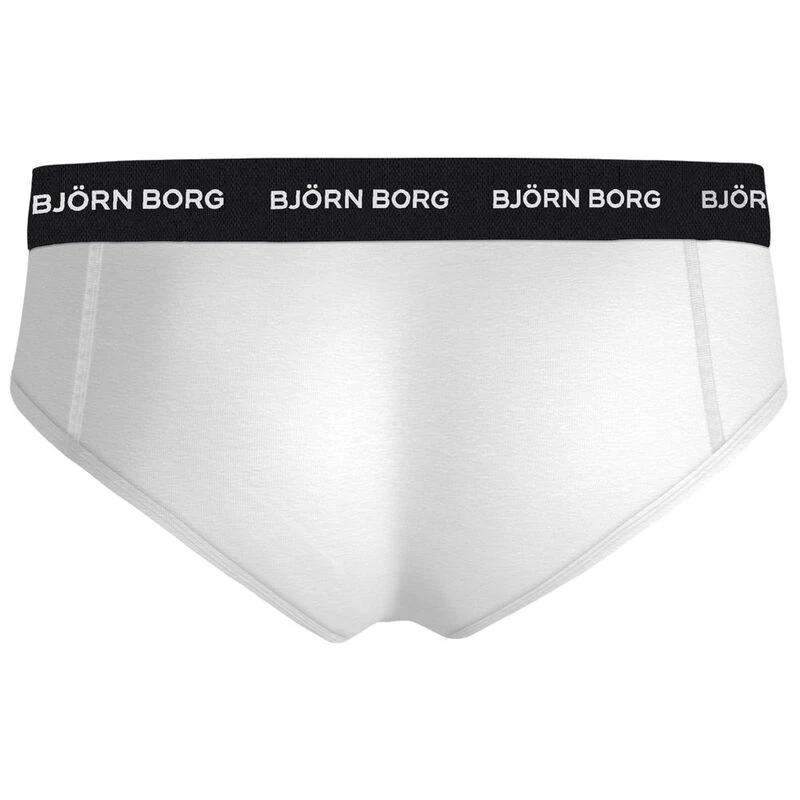 Bjorn Borg Cotton Stretch Brief 3 pack black at  Men's