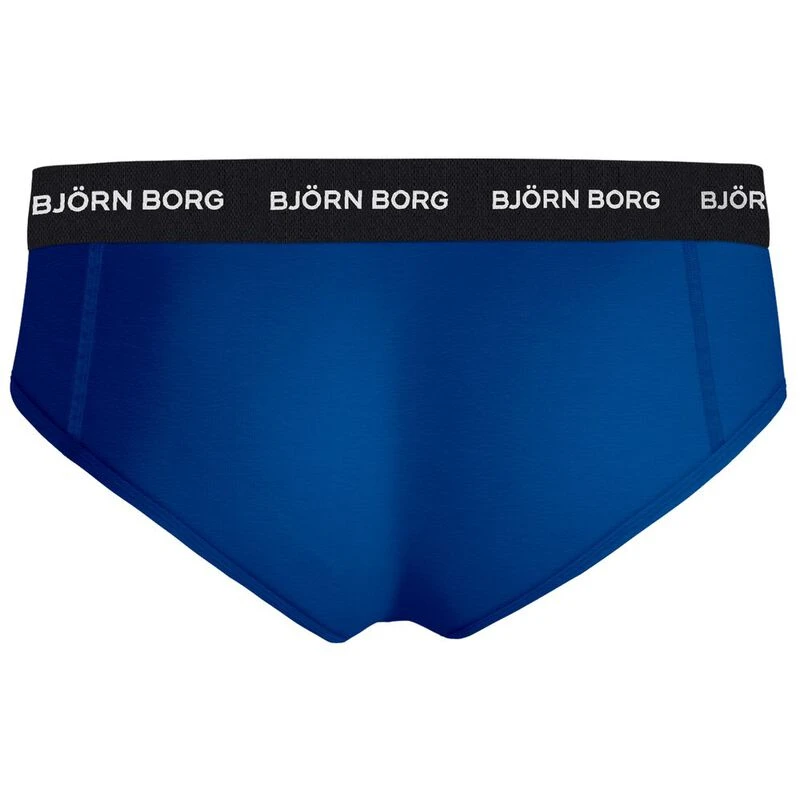 Bjorn Borg Mens Cotton Stretch Brief (Pack of 3 - Blue)