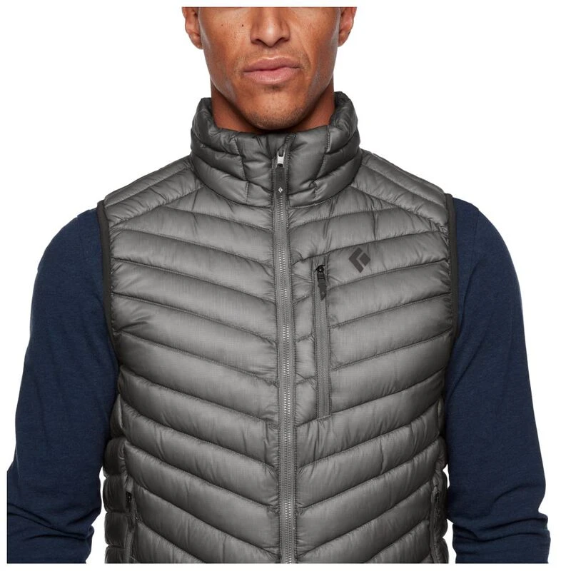 Black Diamond Mens Approach Down Gilet Granite Sportpursuit